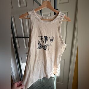 Sapphic graphic tank top by @notjustfriends.ca